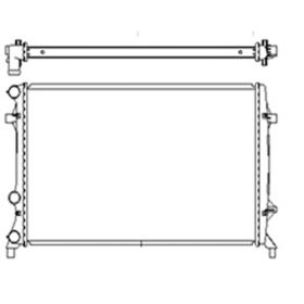 Volkswagen Passat 2012-2019 Radiator - RAD13422