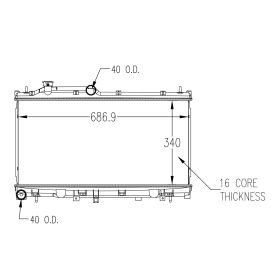 Subaru Forester 2014-2018 Radiator - RAD13425