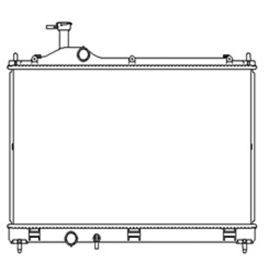 Mitsubishi Outlander 2014-2018 Radiator - RAD13470
