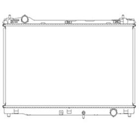 Lexus Is350 Sedan 2014-2015 Radiator - RAD13477