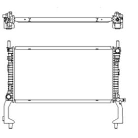 Ford Mustang 2015-2019 Radiator - RAD13487