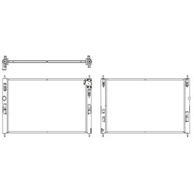 Mitsubishi Outlander Sport 2014-2017 Radiator - RAD13525