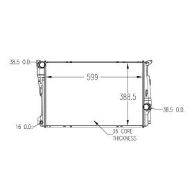 BMW X4 2011-2017 Radiator - RAD13534