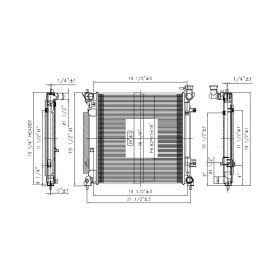 Hyundai Sonata 2015-2019 Radiator - RAD13538