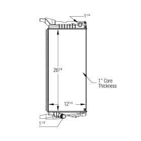 Mini Cooper 2-dr Hatchback 2014-2019 Radiator - RAD13544