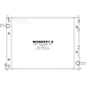 2016-2019 Honda Civic Coupe Radiator  2.0 Liter  Toyo Type - RAD13583