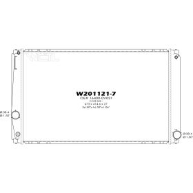 Toyota Rav4 2016-2018 Radiator - RAD13584