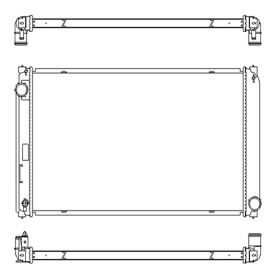 Lexus Nx300h 2015-2018 Radiator - RAD13592