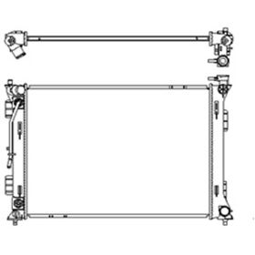 KIA Optima 2016-2019 Radiator - RAD13603