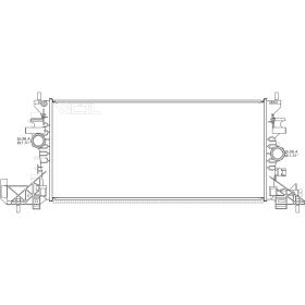 Chevrolet Cruze Sedan 2016-2019 Radiator - RAD13620
