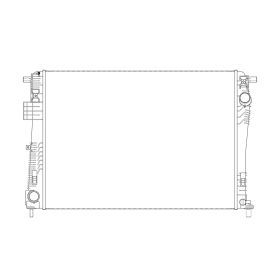 Chrysler Pacifica Van 2017-2019 Radiator - RAD13642