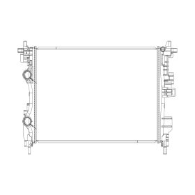 Jeep Compass Mp 2017-2019 Radiator - RAD13687