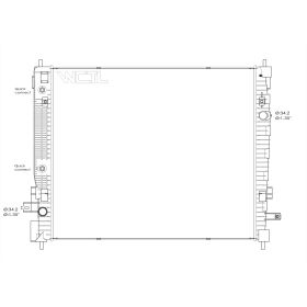 Buick Enclave 2018-2019 Radiator - RAD13688