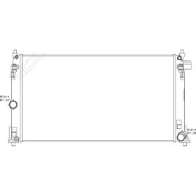 Lexus Ux200 2019 Radiator - RAD13825