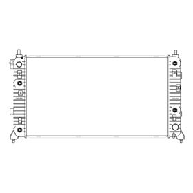 Chevrolet Pickup Chevy Silverado 1500 2019 Radiator - RAD13841