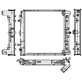 Porsche Boxster 1999-2001 Radiator - RAD2289