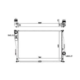 BMW M3 2001-2006 Radiator - RAD2627