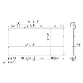 Subaru Impreza 2008-2011 Radiator - RAD2777