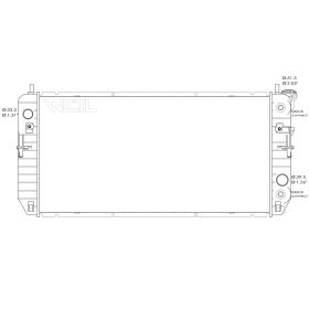 Buick Lucerne 2006-2008 Radiator - RAD2854