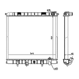 Land rover Range Rover 2002 Radiator - RAD2914