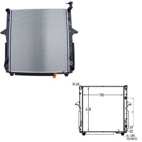 KIA Sorento 2007-2009 Radiator - RAD2962