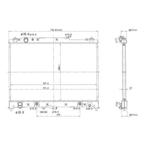 Mazda CX9 2007-2015 Radiator For All Models With Tow Package - RAD2986