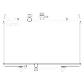 Nissan Sentra 2007-2012 Radiator - RAD2998