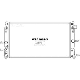 Toyota Prius 2016-2018 Radiator - RAD3024