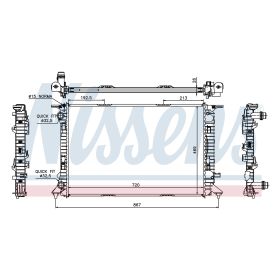 Audi A6 2010-2016 Radiator - RAD3077
