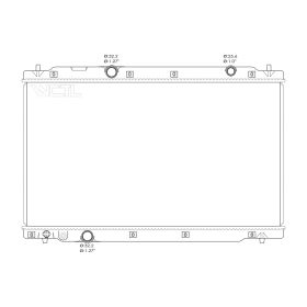 Honda CRV 2017-2019 Radiator - RAD3092
