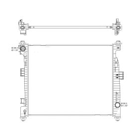 Dodge Durango 2016-2019 Radiator - RAD3109