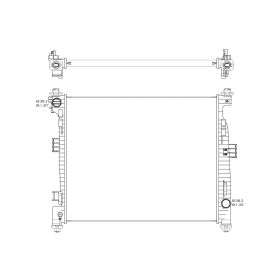 Dodge Durango 2017-2019 Radiator - RAD3110