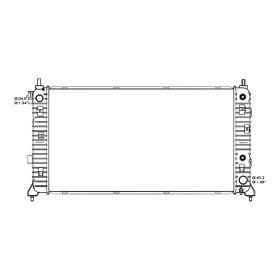 Chevrolet Pickup Chevy Silverado 1500 2019 Radiator - RAD3120