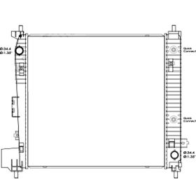 2020-2022 GMC ACADIA Radiator - RAD3126
