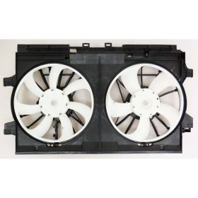 Subaru Crosstrek 2018-2019 Radiator And Condenser Fan Assembly With Two Fans Side By Side - SU3115135