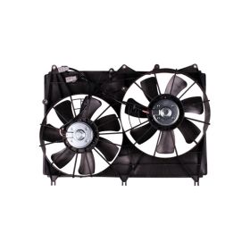 Suzuki Grand Vitara 2006-2008 Radiator And Condenser Fan Assembly With Two Fans Side By Side - SZ3115108