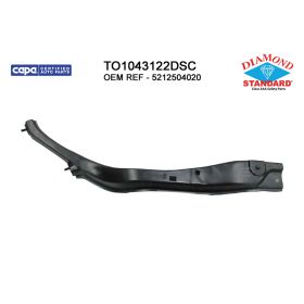 2012-2015 Toyota Tacoma 2wd Pickup - Front Passenger Side Outer Bumper Cover Bracket - TO1043122