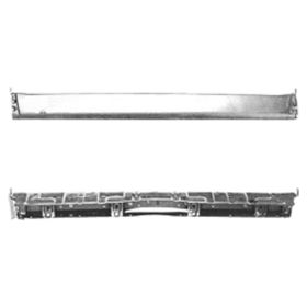 1999-2002 Toyota 4Runner Rear Bumper Face Bar  Chrome - TO1102228 Value Line