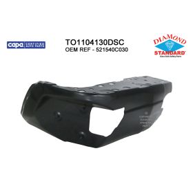 2014-2021 Toyota Tundra 4wd - Rear Driver Side Outer Bumper Extension - TO1104130
