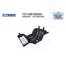 2005-2012 TOYOTA AVALON Rear Driver Side Bumper Impact Bar Bracket - Diamond Standard - TO1166120DSC