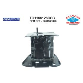 2013-2018 TOYOTA RAV4 Rear Driver Side Bumper Impact Bar Bracket - Diamond Standard - TO1166126DSC OEM# 520160R020