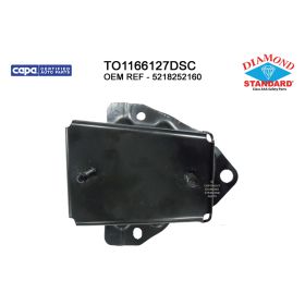 2012-2019 TOYOTA YARIS HATCHBACK Rear Driver Side Bumper Impact Bar Bracket - Diamond Standard - TO1166127DSC OEM# 5218252160