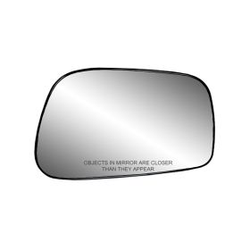Toyota Corolla Sedan 2003-2008 Passenger Side Door Mirror Glass Assembly [encased In Backing] - TO1325103
