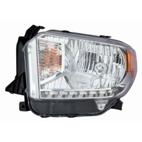 2014-2016 Toyota Tundra 4wd - Driver Side Halogen Headlight Assembly - TO2502218