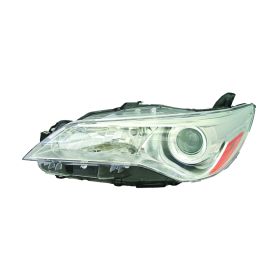 2015-2017 Toyota Camry Hybrid - Driver Side Halogen Headlight Assembly - TO2502222