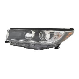 2017-2018 TOYOTA HIGHLANDER Driver Side Halogen Headlight Assembly - TO2502253 OEM# 811500E390