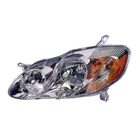 Toyota Corolla Sedan 2003-2004 Passenger Side Head Light Assembly - TO2503139