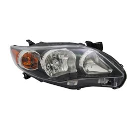 2011-2013 Toyota Corolla Sedan - Passenger Side Halogen Headlight Assembly - TO2503204