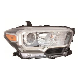 2018-2018 Toyota Tacoma 2wd Pickup - Reconditioned Oe Passenger Side Halogen Headlight Assembly - TO2503266