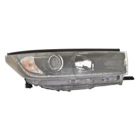 2019-2019 TOYOTA HIGHLANDER Passenger Side Halogen Headlight Assembly - CAPA Certified - TO2503285C OEM# 811100E560